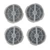 4-Pack Filter Activated Carbon Filter 4.2*4.2*1.6cm 4 Pack Activated Carbon Filters Carbon Air Filter Filters For Smoke
