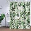 Mount Fuji Shower Curtain Japan Famous Landscape Cherry Flower Mountains Abstract Scenery Shower Curtains For Bathroom