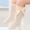 Children Girls Socks With Bows Cotton Baby Girls Socks Soft Toddlers Long Socks For Kids Princess Knee High Socks for Girls