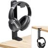 Headphone Stand Organizers Rotatable Extendable Under Desk Clamp Mount Support