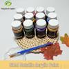 Zhongzhuo Pearlescent Metallic Acrylic Paint Set - 50ml, 12 Colors, EN71 Certified for Wall and Graffiti Art