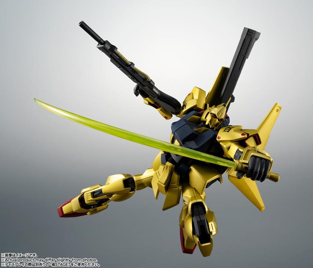 TAMASHII NATIONS ROBOT SPIRITS Mobile Suit Zeta Gundam Hyaku Shiki Ungefähr 130mm PVC ABS Bemalte Bewegliche Figur <SIDE MS> MSN-00100 ver.
