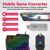 GAMWING X8 Pro Mobile Phone Game Converter AI Recoil Control Game Adapter Set with Keyboard,Mouse,Holder
