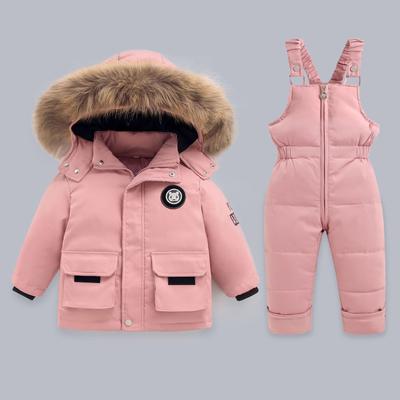 Children Clothing Set Baby Winter Warm Down Jackets Parka Boys Thick Jumpsuit Infant Overcoat Toddler Girl Clothes Kids Snowsuit