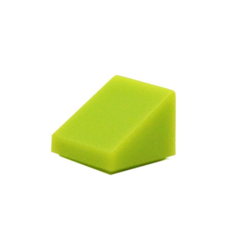 100pcs DIY Building Blocks Figure Smooth Bevel Bricks 1x1 Educational Creative Size Compatible With 54200 Toys for Children