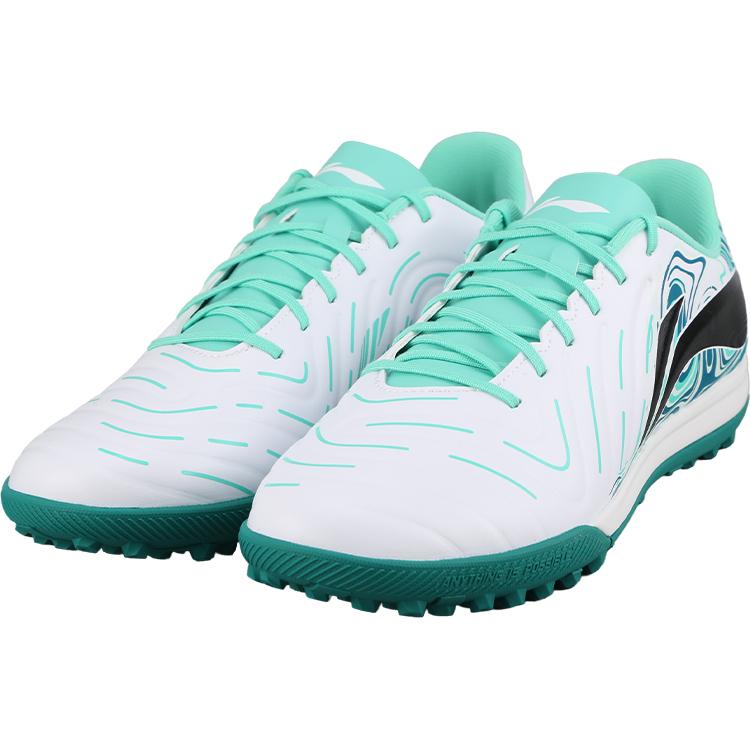 Li Ning Jin Fashion Trend Comfortable Versatile TF (Rubber Studs) Artificial Turf Wear-Resistant Non-Slip Shock Absorbing Soccer Shoes YSTV005-3