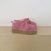 Women's Winter Bow-Head Cotton Slippers, Outdoor Velvet Thick-Soled Snow Boots.