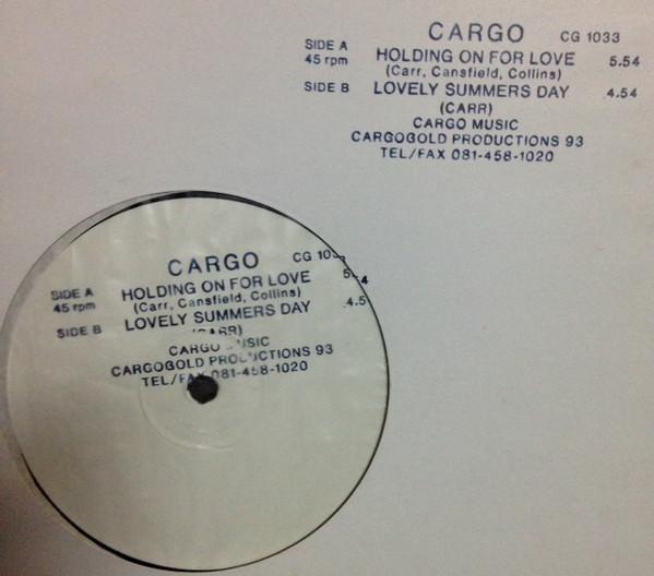 

12inch Record CARGO - Holding On For Love CG1033 Cargogold Produ 1993 UK Jazz Used