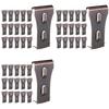 A03F-Brick Clips,48Pc Brick Clips For Hanging Outdoors Brick Hooks Hangers Wall Clips Picture Hangers Mount On Brick No Drill