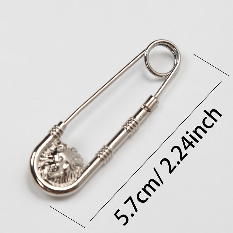 New Retro Style Brooch Pin Fashion DIY Safety Pins Women Waist Closing Artifact Men Suit Jacket Decoration Simple Anime Jewelry