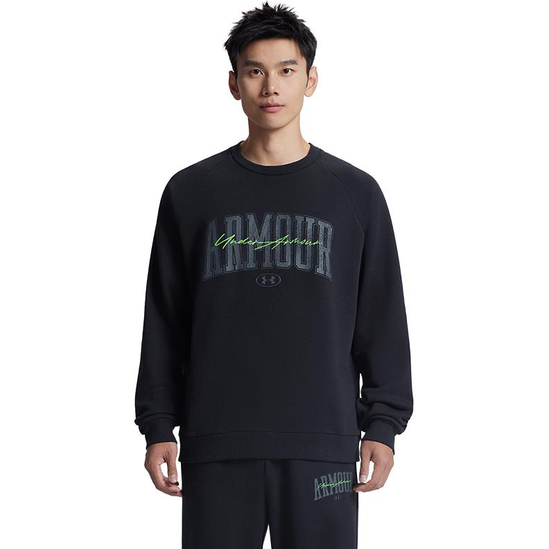 Under Armour Skin-Friendly Comfortable Crew Neck Sweatshirt Men tops 6010178-001