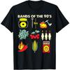 XXIAOLONG Retro Popular Music Bands of The 90s Rock Funny Vintage T-Shirt