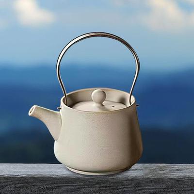 Tetera de cerámica de 200ml, tetera de porcelana, tetera tradicional china rústica para