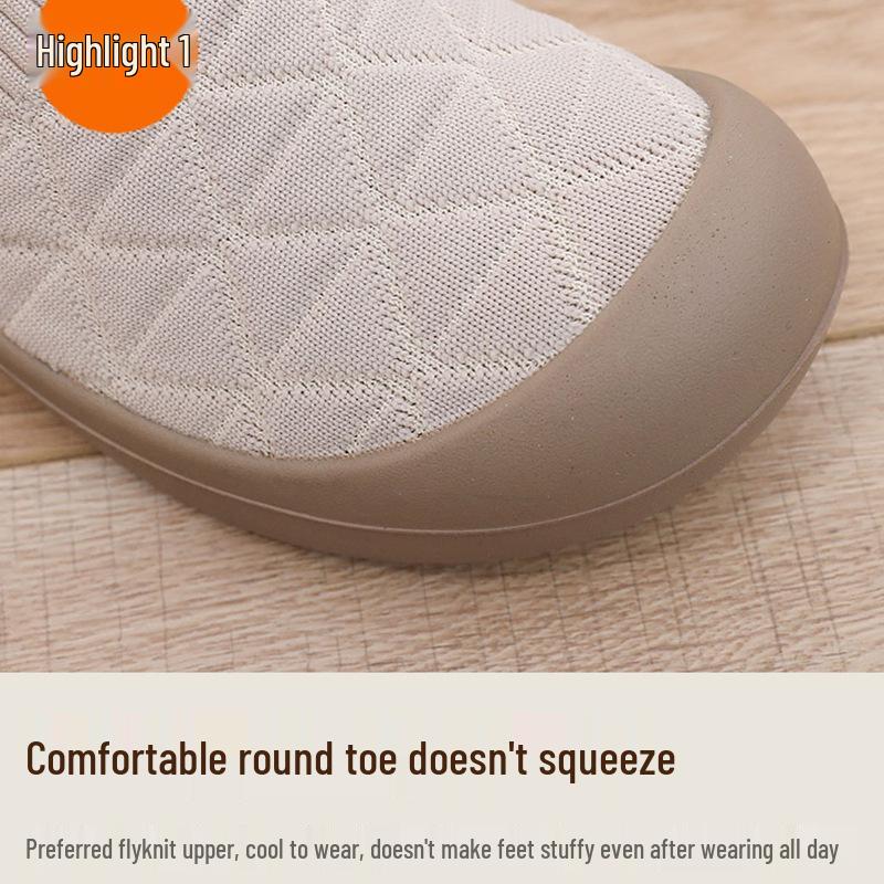 Spring & Autumn Women's Non-Slip Flat Slip-On Shoes: Soft, Breathable, Casual Comfort