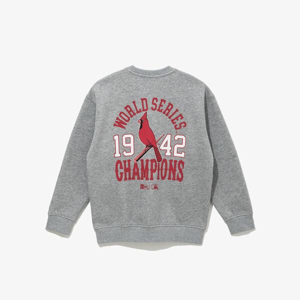 New Era Mlb St. Louis Cardinals Champions Sweatshirt Heather Gray