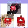 Cute Kt Cat Cartoon Pu Backpack For Students And Daily Use