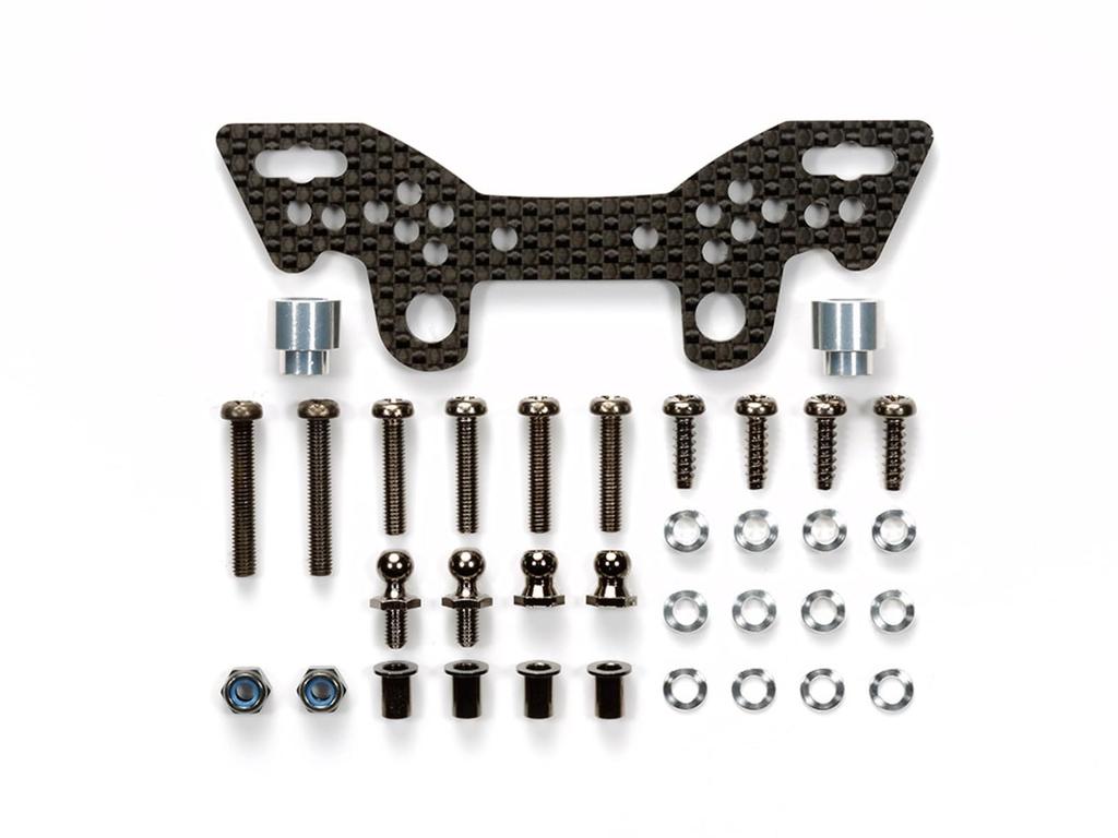 Tamiya Options 1640 Carbon Damper Stay 54640 Hop-Up No. OP.1640 TT-02 (Rear)