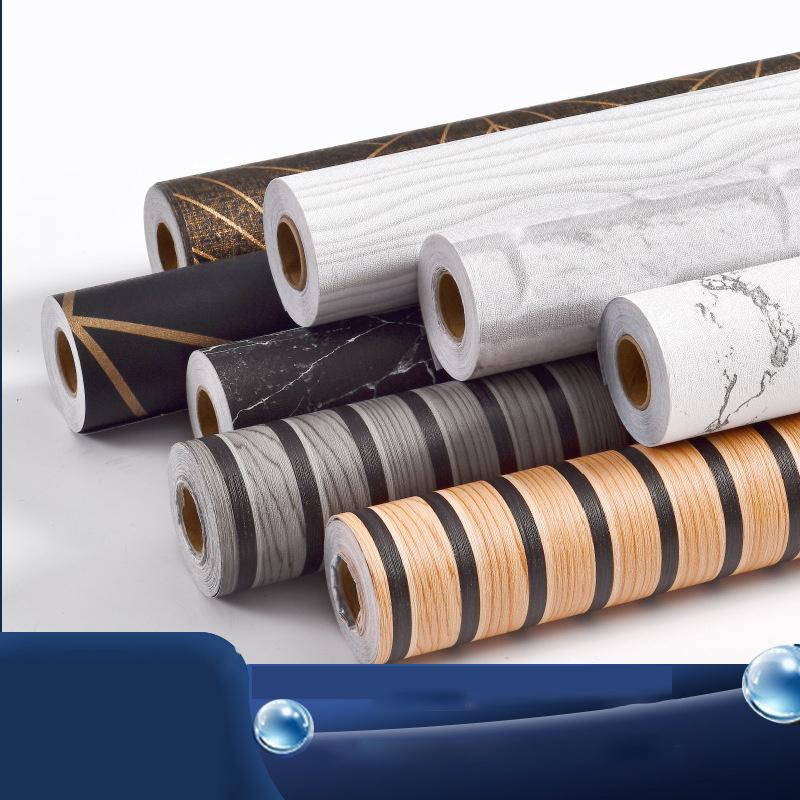 3D Geometric Grill Brick Marble Waterproof Self-adhesive Wallpaper Home BackgroundHome Decor Wall Sticker