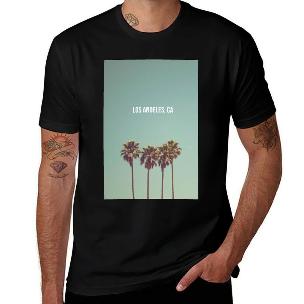 Los Angeles California TShirt Big Size Loose Fit Tee Shirt