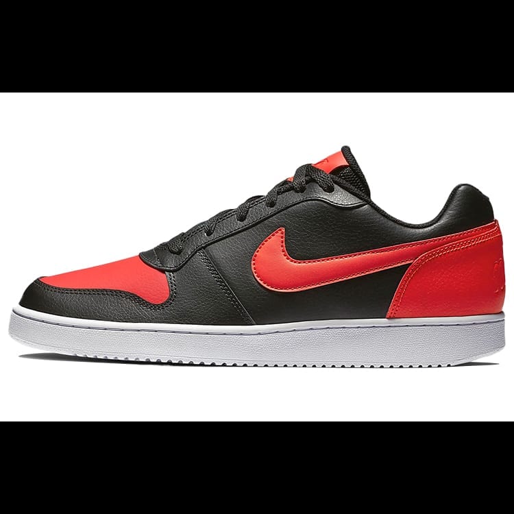 Nike Ebernon Low `Black Habanero Red`