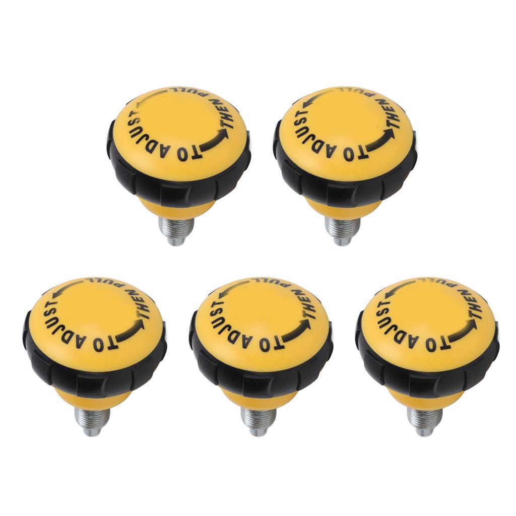 5Pcs Fitness Adjustment Knob Quick Release Spring Pull Pin Knob Replacement Part for Fitness Equipment Exercise Bike