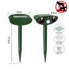Ultrasonic Animal Repellent: Outdoor Solar Protection Against Stray Dogs, Cats, and Small Animals. Frequency of 25 kHz,