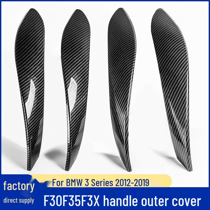 Kryt kliky dveří z uhlíkových vláken pro BMW řady 3, řady 4 a 3GT Interiér.