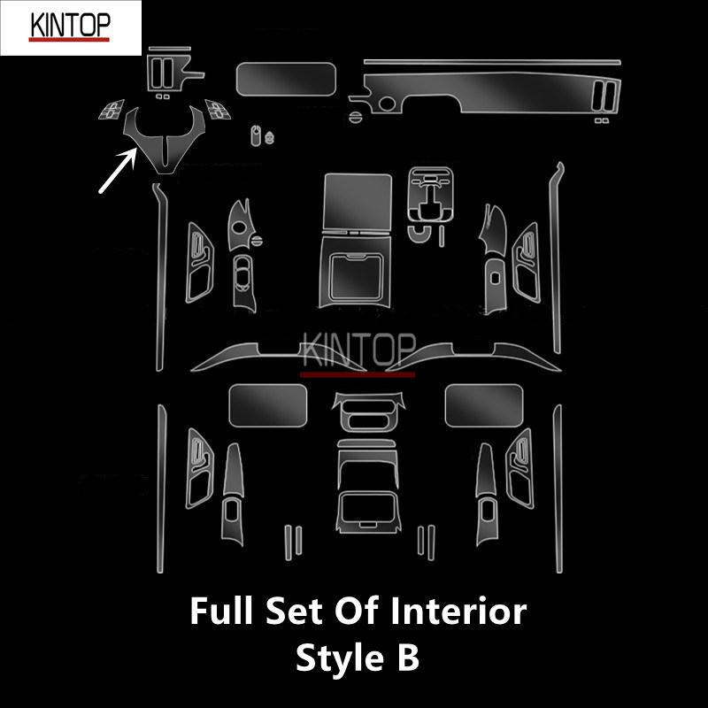 Pro Mercedes-Benz Classe S 21-22 W223 Průhledná TPU ochranná fólie na středovou konzolu interiéru vozu Fólie proti poškrábání a na opravu