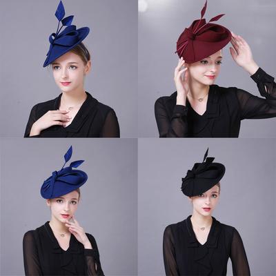 Stylish Elegant Pillbox Hat for Bridal Showers Vintage Fascinator Hat Fascinator Headband for Women Wedding Church