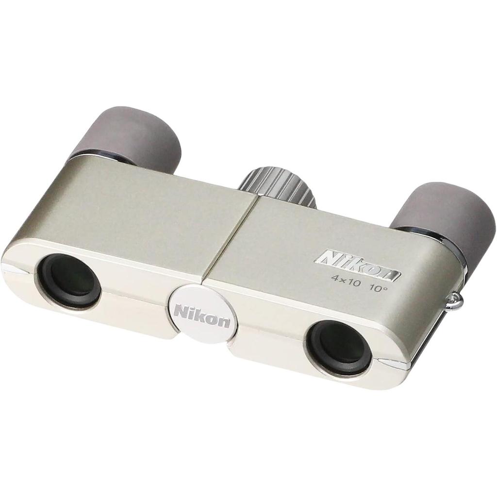 Binoclu Nikon Yu 4X10D CF Champaign Gold