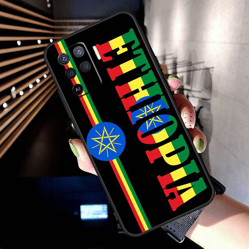 Ethiopia Flag Case For Oppo A5 Pro A15 A17 A57 A77 A18 A38 A58 A78 A98 A94 A74 A54 A16 A76 A96 A40 A60 A80