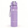 1PC ASA Brand Golden Text Logo Print 750ml colorful plastic sports water bottle leakproof pop up lid with straw for outdoor work home use