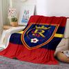 Real Salt Lake Print Flannel Blanket High Quality Warm Comfortable Cover for All Seasons Perfect for Gifts Home Decor