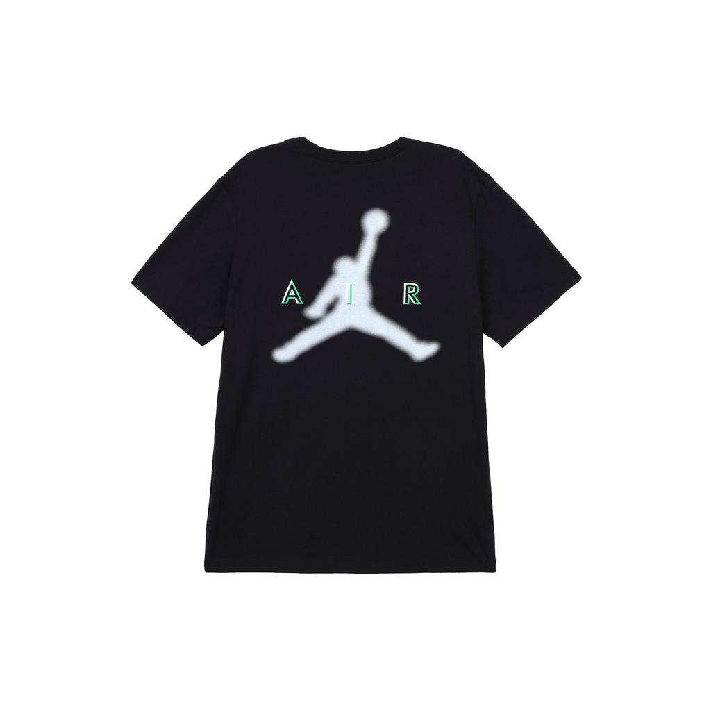 Jordan Logo Print Vintage Cool Letter Crew Neck Short Sleeve T-Shirt Men T-Shirts Black DX9580010