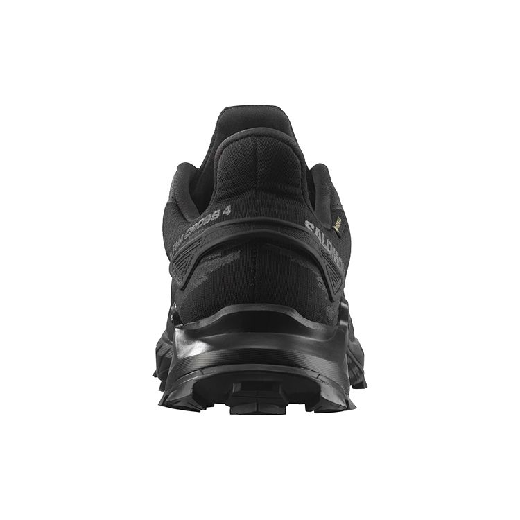 SALOMON Alphacross 4 Gore-Tex Synthetic Leather Outdoor Sports Slip-Resistant Wear-Resistant Rebound Low-Top Lifestyle Shoes Men Sneaker Black 470640
