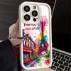 Phone Case for iPhone 17 Air 16E 15 16 Pro Max France Eiffel Tower Paris Cover 14 Plus 13 12 Mini Soft Shell Silicone Fundas