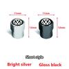 For Volkswagen b44Pcs Meta Alloy Car Tire Valve Stem Air Caps Cover For VW Volkswagen Golf Polo Passat Tiguan Touran Jetta GTI Car Accessories
