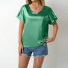 Kadınlar İçin Tişörtler Kısa Kollu Tişörtler Moda Üstler Hafif Yumuşak Günlük Yazlık Kıyafetler