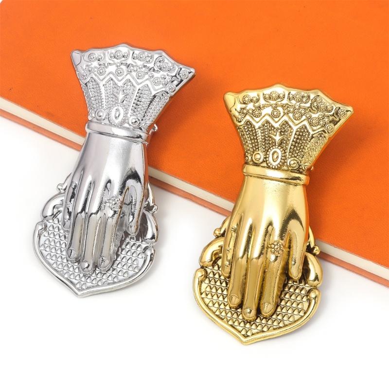 Vintage Bookmarks Hand Shape Metal Bookmarks Page Holder Clip Decorative Paper Clip for Reading Scrapbooking Journaling