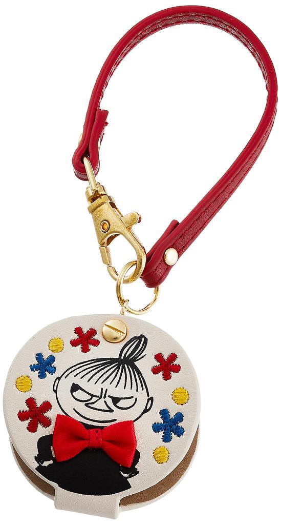 Fieldwork Moomin Pocket Watch Bag Charm Watch Little My with Magnifying Glass Beige MOM008-4