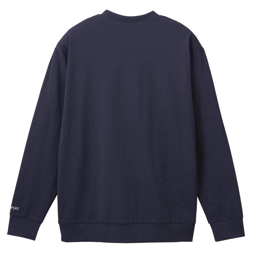 Long Sleeve Shirt Descente TOUGH Long Sleeve Shirt Stretch UV Protection Training Running NV00 M [Move Sports] (UPF50+) (ST4FLT03M)