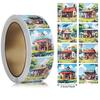Custom Logo Stamp Stickers Cute Thank You Square Decoration X091