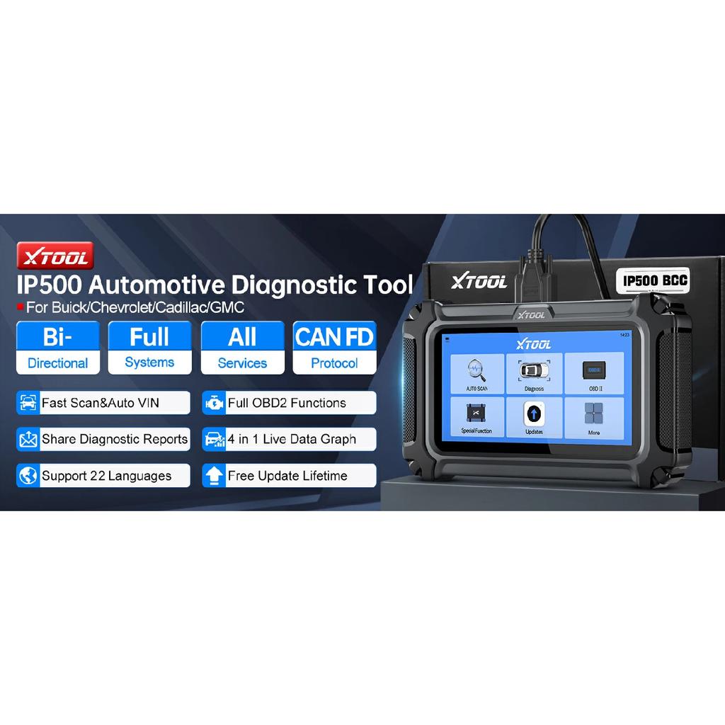 2026 XTOOL InPlus IP500 For GM CAN FD Automotive Tools All System Car diagnostic tools For Buick For Chevrolet Auto OBD2 Scanner
