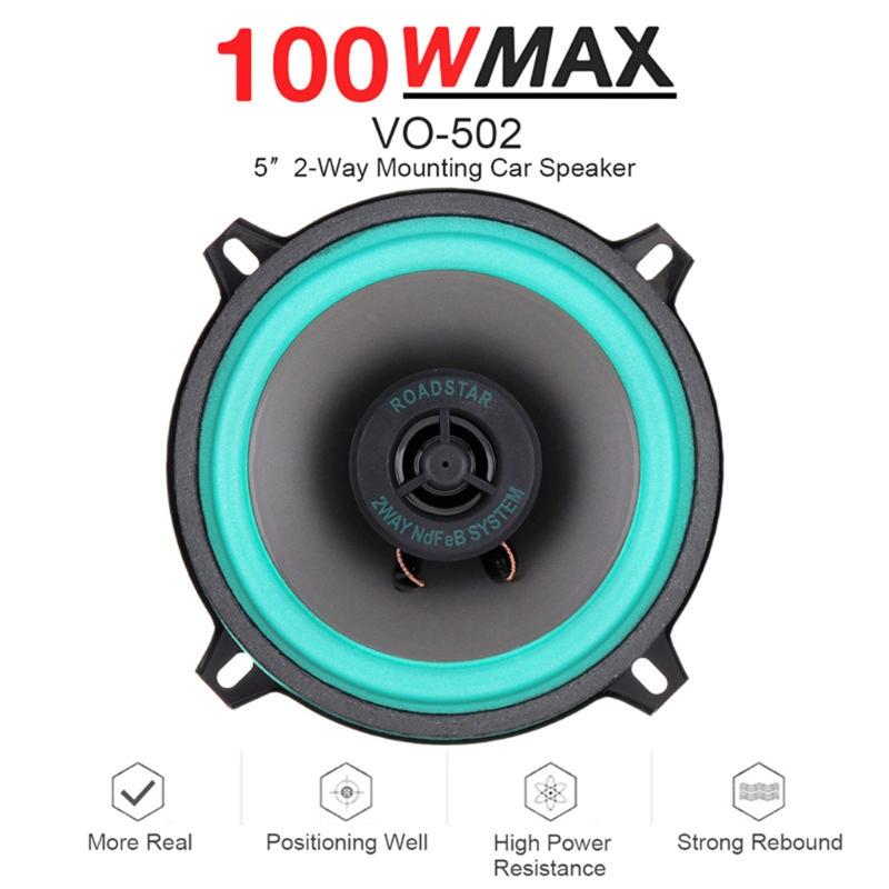 1Pc Universal Car HiFi Coaxial Altifalante 2 Vias Veículo Painel Auto Música Buzina Estéreo Full Range Frequência Alto-falante