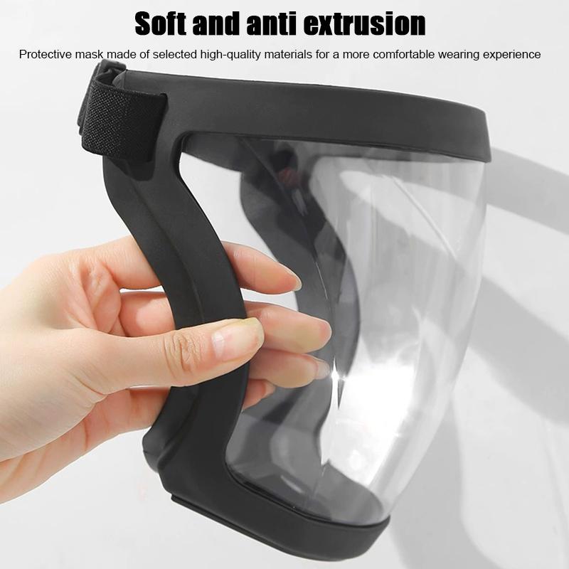 Work Protection Mask Transparent Facial Protector Face Facemask Protective Outdoor Heating Home Kitchen Tools Full Face Mask
