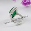 Marquise Green Onyx Ring: Handmade 925 Sterling Silver, December Birthstone