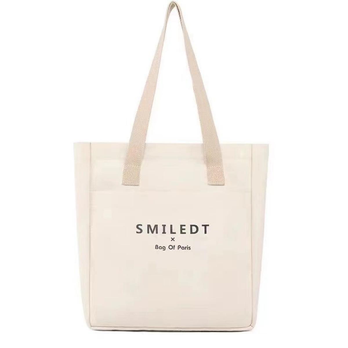 

Холщовая сумка, Женская сумка, Повседневная сумка, Сумка через плечо, Большая вместимость, Сумка-тоут бежевый