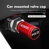 For Volkswagen B44pcs Car Wheel Tire Valve Caps Air Stem Covers Auto Parts For Volkswagen VW Golf Polo 4 5 6 Passat B5 B6 B7 CC Jetta Tiguan