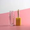 6ml Clear Plastic Thick Fat Lip Gloss Tube, Electroplated Lip Oil Lip Glaze Empty Container for DIY
