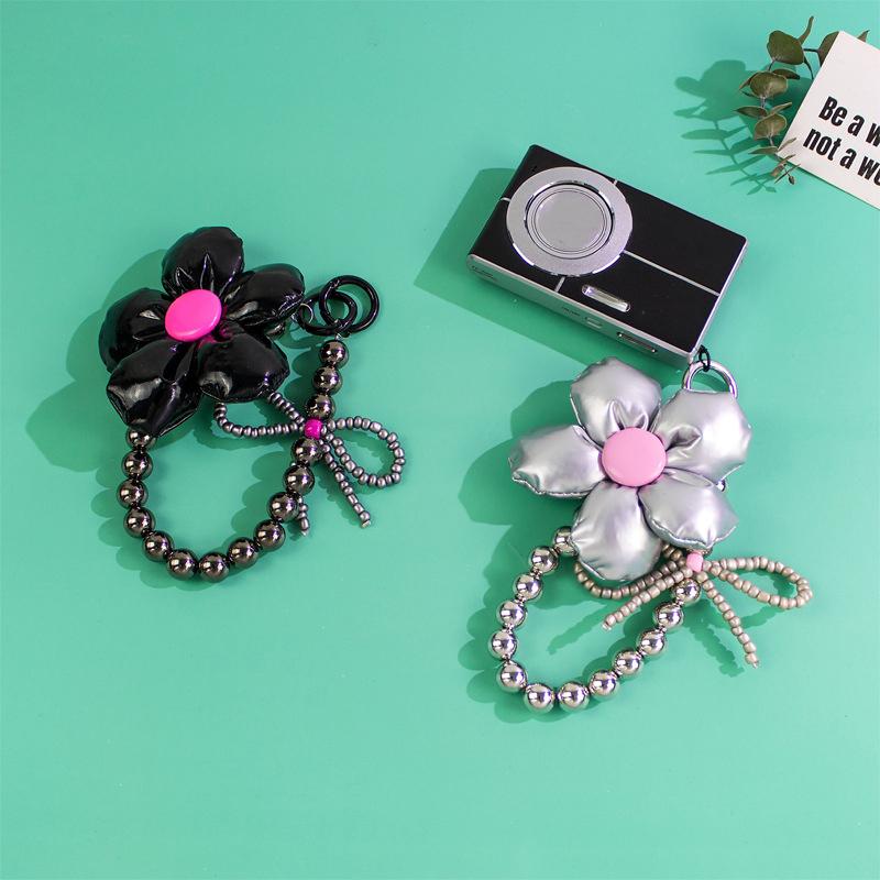 Fashion Sweet Cool Flower Bowknot Lanyard Handbag Backpack Decorative Chain For Women Bag Pendant Accessories